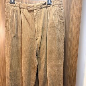 Men’s Brown Corduroy Pants | Size 34 | Greg Peters
